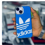 Protective Apple iPhone Back Cover - Brand Logo High Print Case with Metal ring protection for iPhone - Style 4