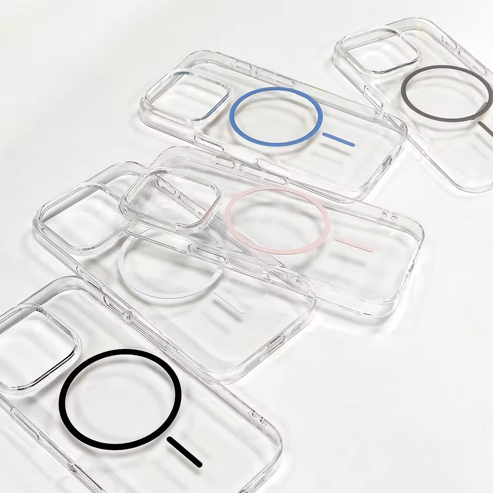 Protective Apple iPhone Back Cover - CrystalGuard MagSafe iPhone Case - Style 4