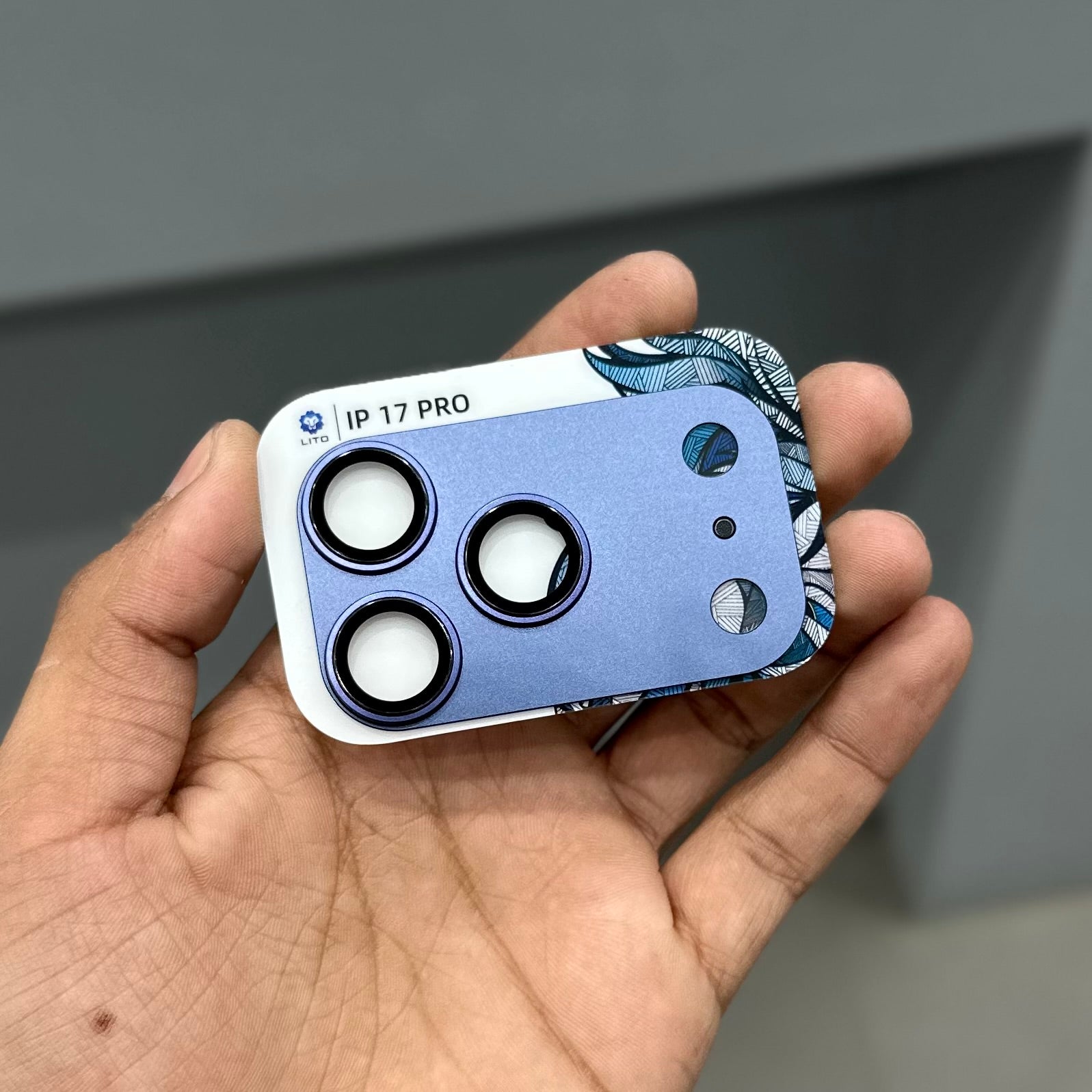 AR CAMERA LENSE WITH METAL BASE - DEEP BLUE ( No. 2984 ) Mobile Case by CoverMeUp