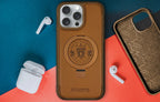 Protective Apple iPhone Back Cover - Santa Barbara Genuine Leather Case Primo Series for iPhone - Style 3