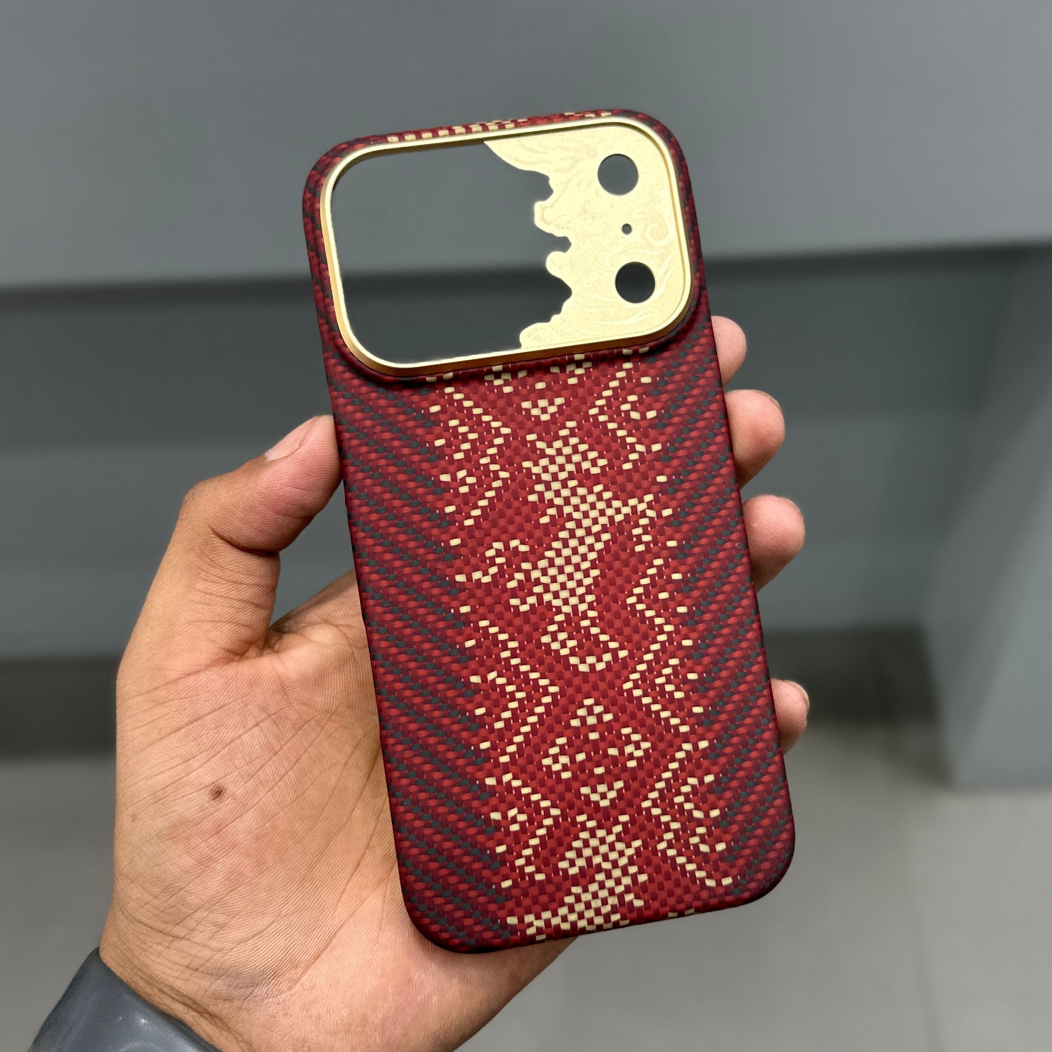 BENKS KNIGHT ARMOR AIR MAGSAFE CASE - WINE RED ( No. 3860 )