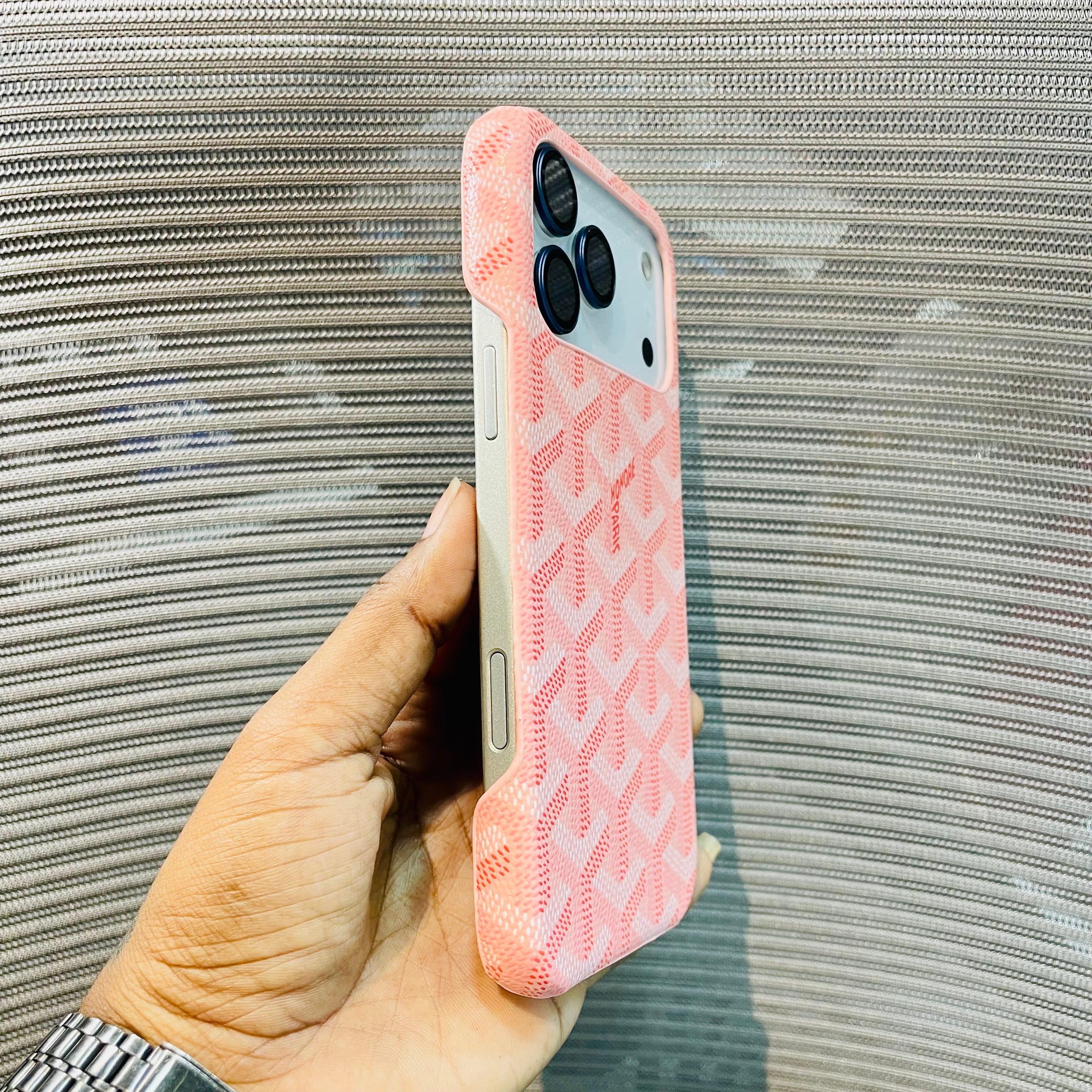 Luxe Printed Inner Fur iPhone 17 Pro Max Case