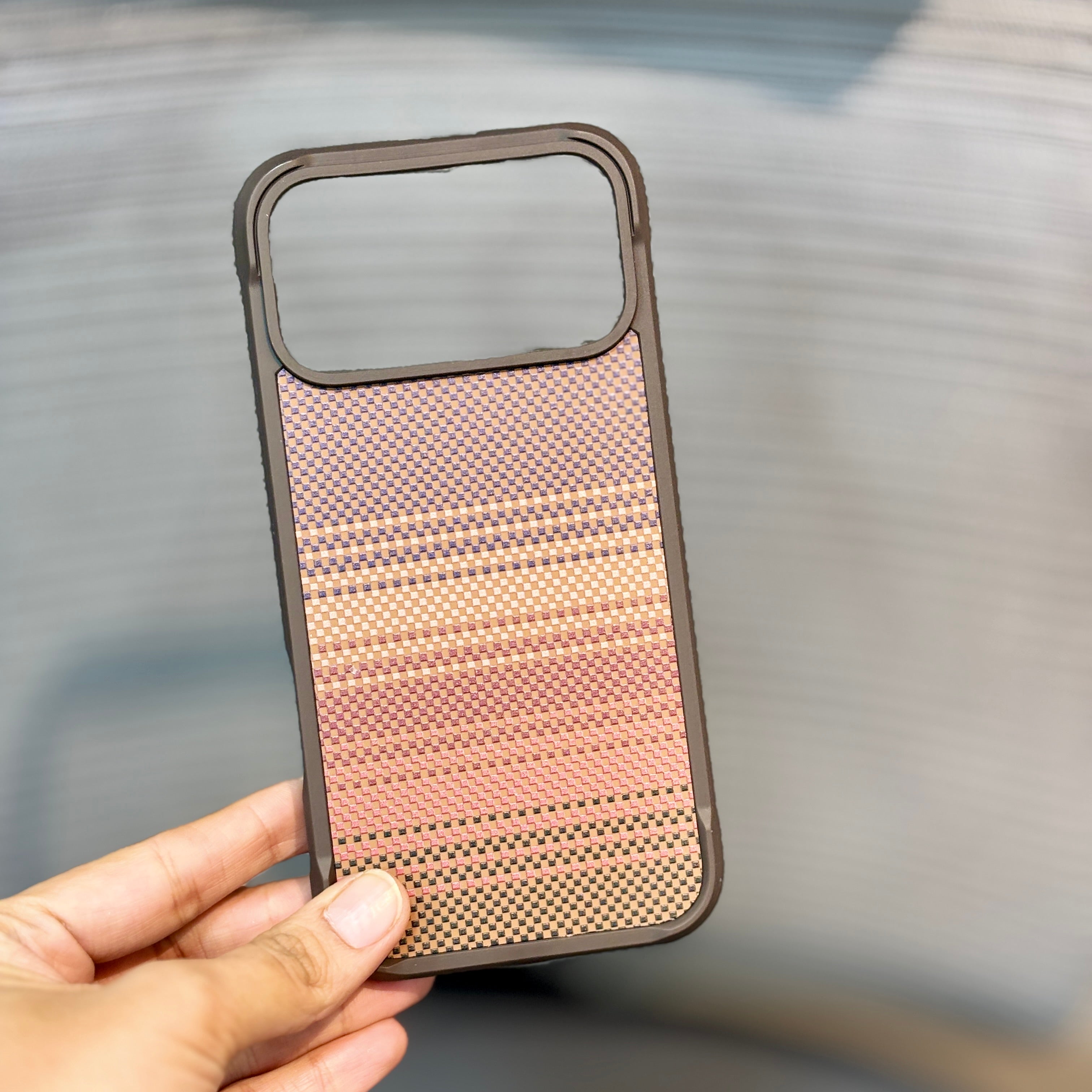 Protective Apple iPhone Back Cover - DesertCarbon MagSafe iPhone 16 Series Case - Style 5