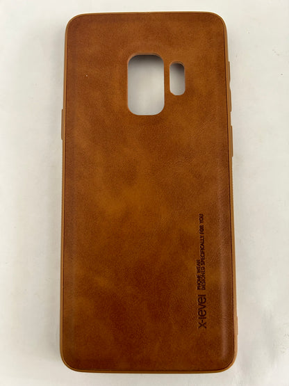 Leather Hard Case for Samsung Galaxy S9