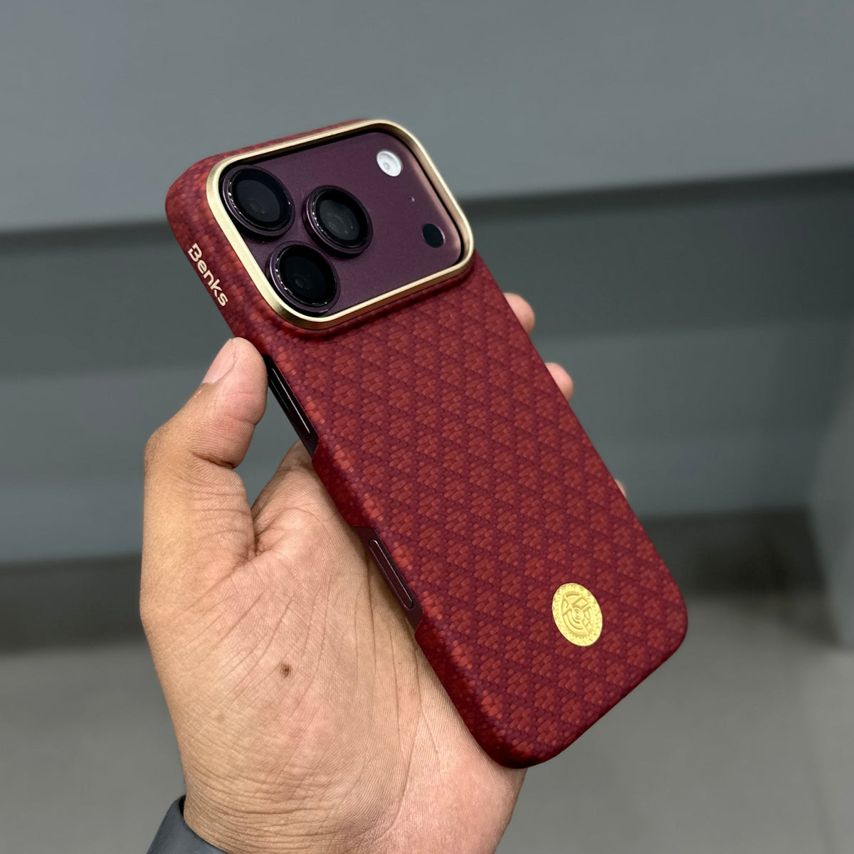 BENKS ARMORG RID CASE - RED GOLD ( No. 4042 )