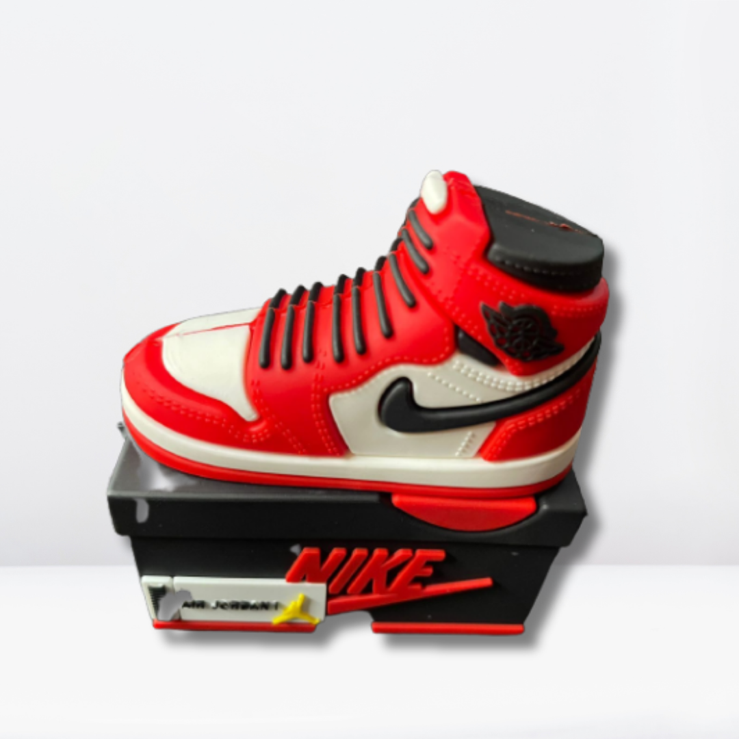 N Sport Silicone Shoe AirPods Pro / Pro 2 Case (Red/Black)