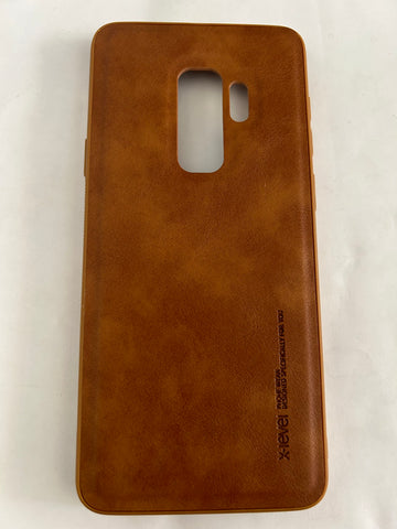 Leather Hard Case for Samsung Galaxy S9 Plus