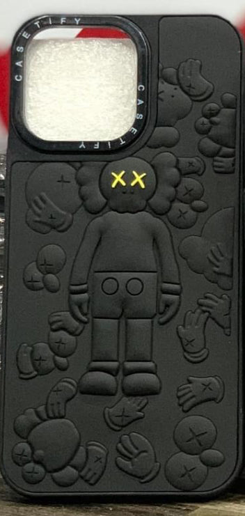 Cool Bear 3D Silicon Embossed Logo Design for iPhone series