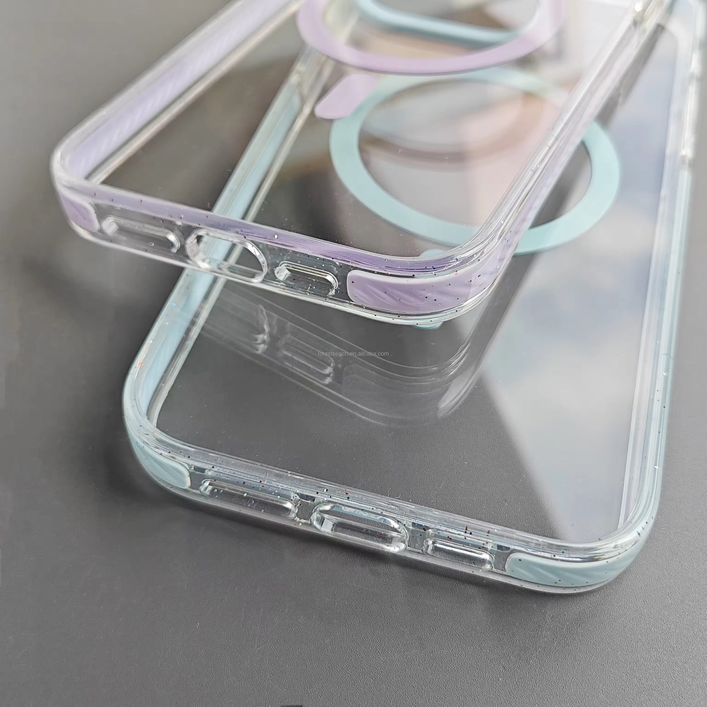 Protective Apple iPhone Back Cover - FrameClear MagSafe iPhone Case - Style 10
