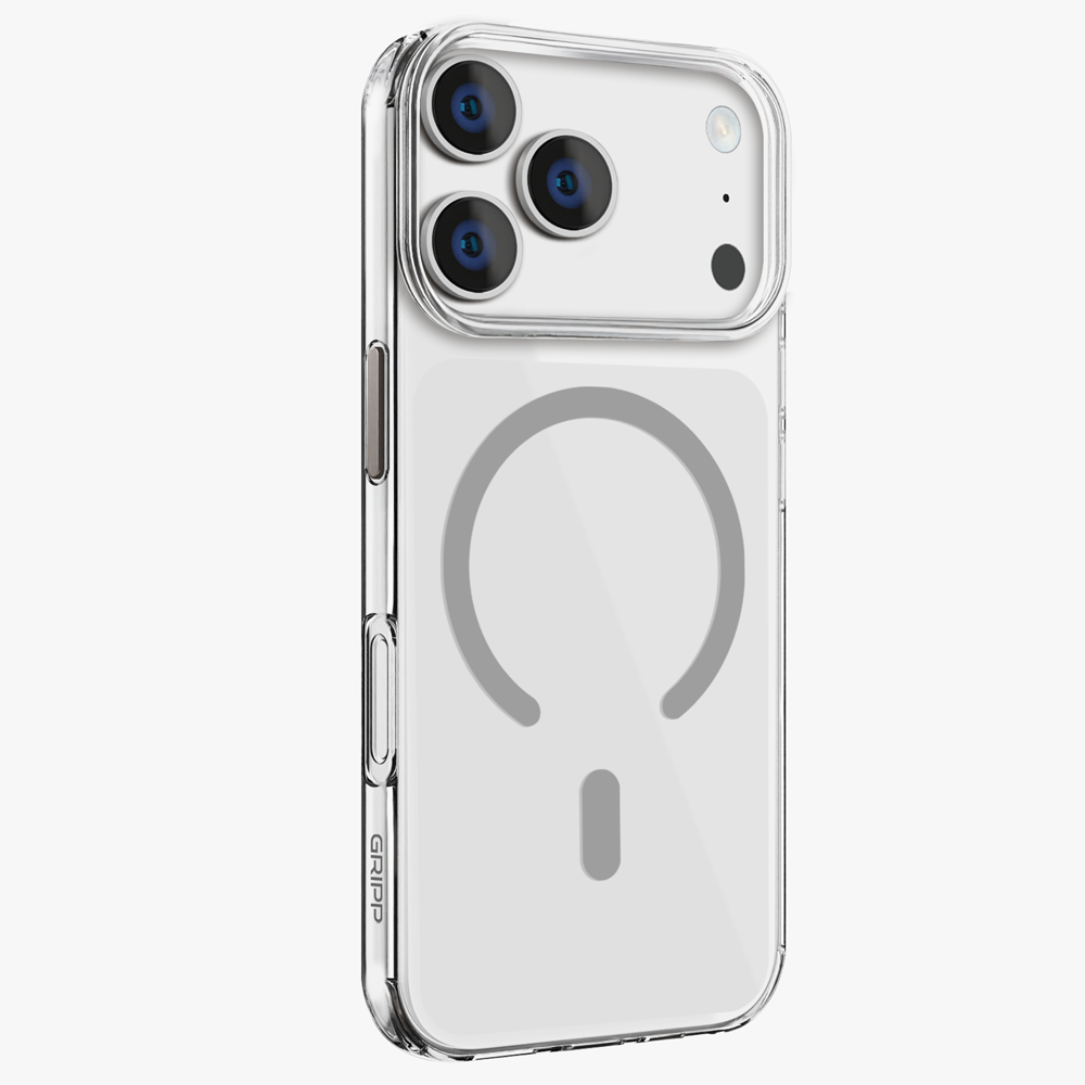 GRIPP Clear Xtreme Apple iPhone 17 Pro Max MagSafe Case with 8ft Drop Tested - Grey