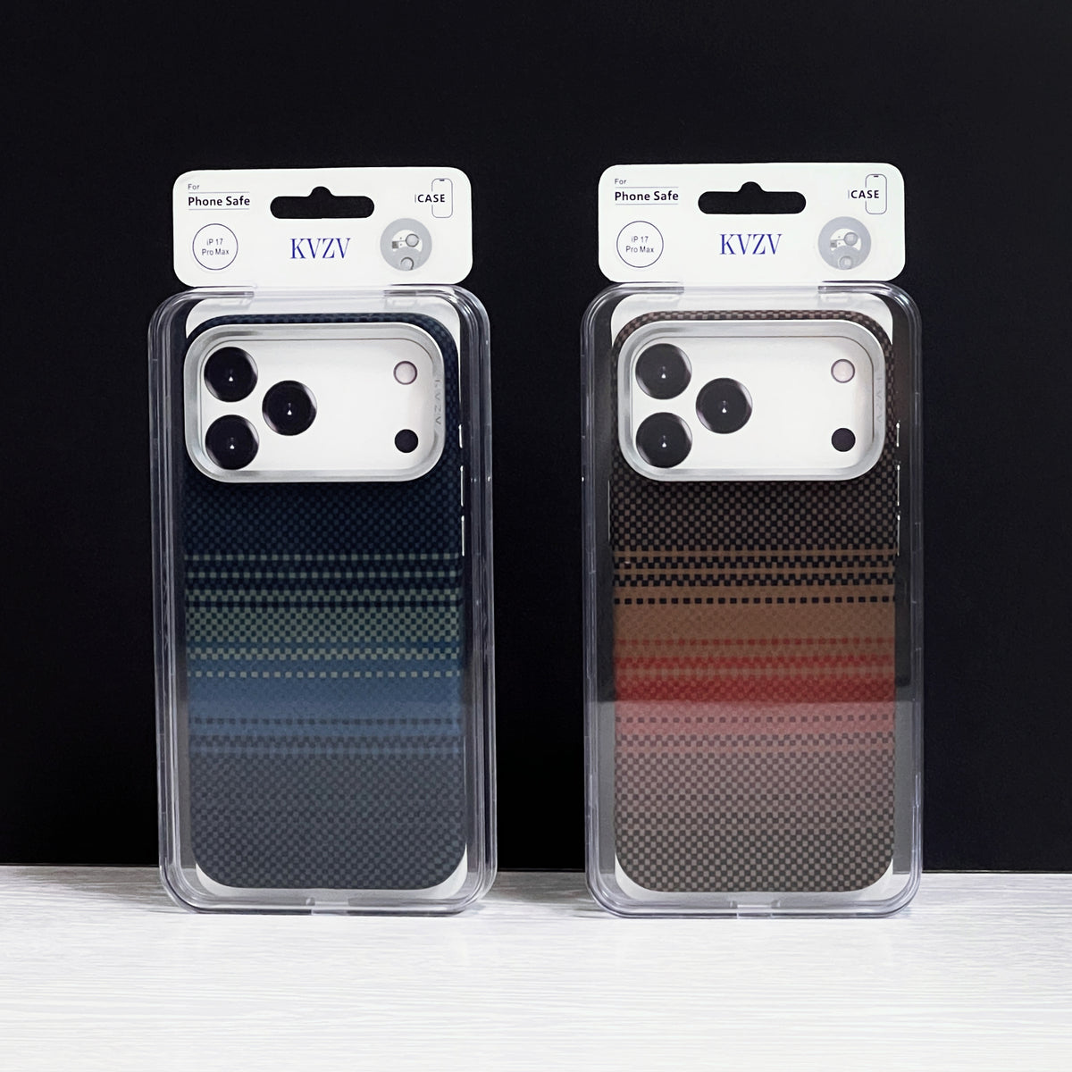 KVZV WOVEN COLOR PATTERN CARBON CASE FOR IPHONE