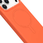 YOUNGKIT Morandi Silicon Case for iPhone 17 Pro Max (ORANGE)