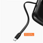 Qpow™ 10000mAh Power Bank with Type-C Cable Mobile Case by CoverMeUp - Style 25