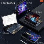 Transparent 360° Rotating iPad Magic Keyboard Mobile Case by CoverMeUp - Style 6
