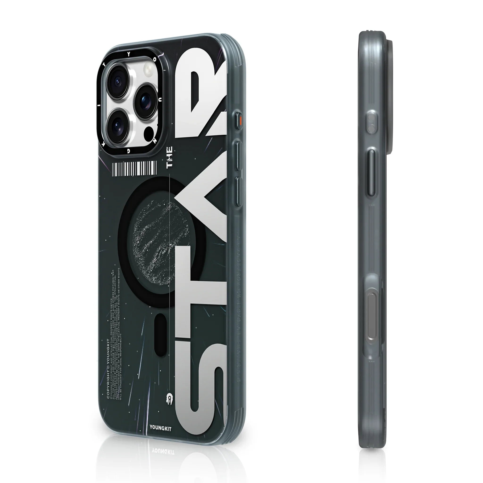 Protective Apple iPhone Back Cover - YOUNGKIT Star Wars Edition Galaxy Design Case for iPhone 16 Pro - Style 2