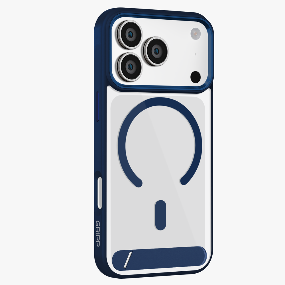 GRIPP Clarion MagStand Apple iPhone 17 Pro MagSafe Case with 8ft Drop Tested - Blue