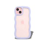Minimals : Curvy Purple Mobile Case by CoverMeUp - Style 6