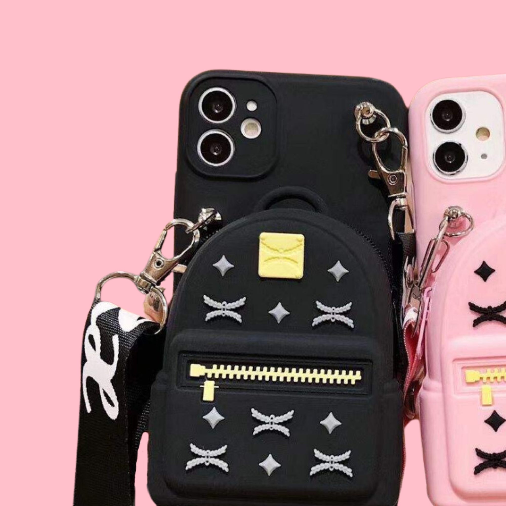 The Urban Chic: Black Mobile Case by CoverMeUp - Style 3