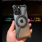 Protective Apple iPhone Back Cover - Luxury Z Shape Metal Case For iPhone - Style 22