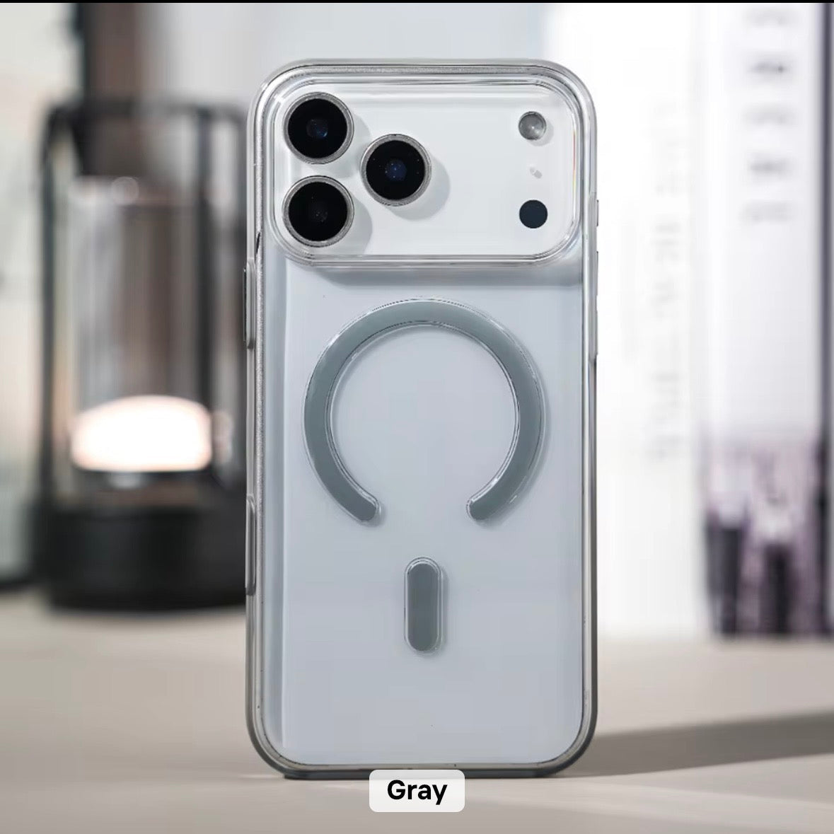 Protective Apple iPhone Back Cover - CrystalGuard Clear iPhone Case - Style 7