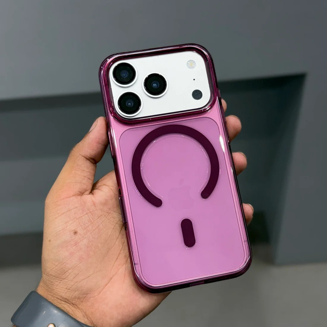 CMAQ PRISM PRO MAGSAFE CASE - WINE RED FOR IPHONE