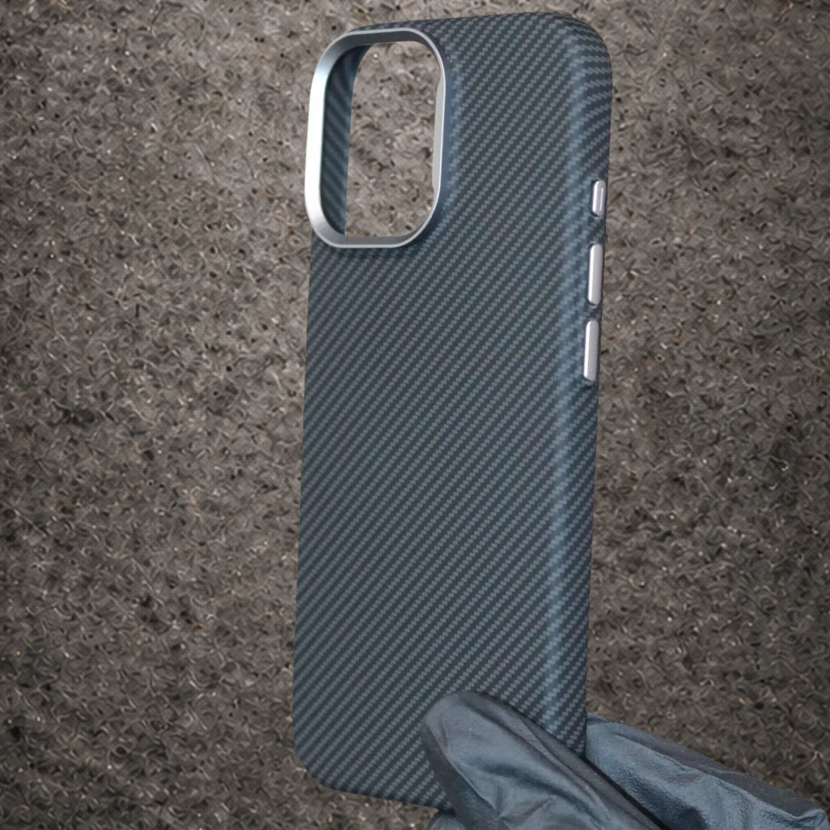 DFANS Design Nano Fiber Carbon Black for iPhone 17