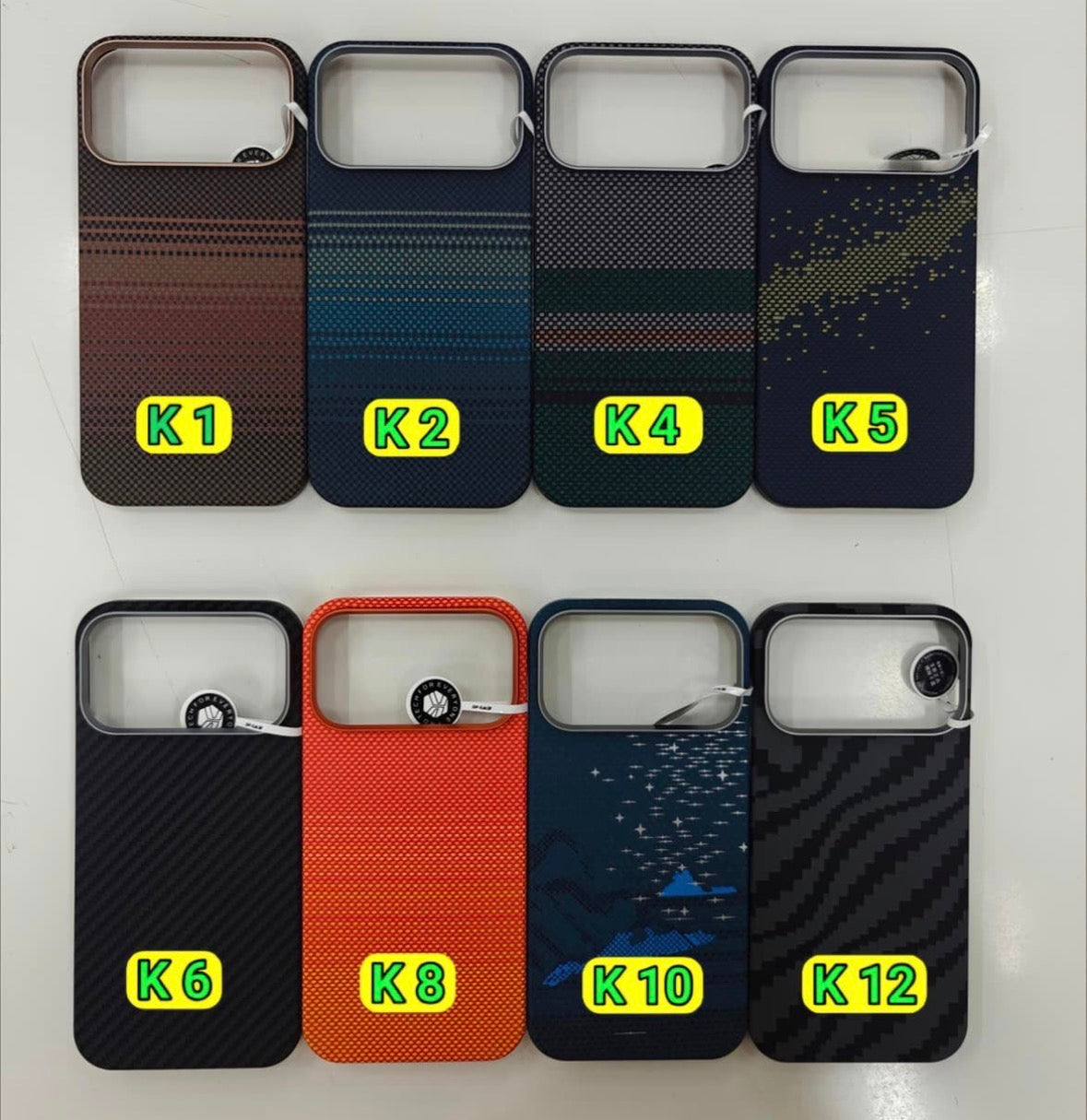 Kwi-Ni Aramid Fiber Carbon Magsafe Case for iPhone