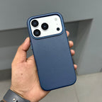 JTP LEATHER MAGSAFE CASE - BLUE ( No. 3031 ) Mobile Case by CoverMeUp