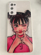 Glitter Printed Silicon Hard Case for Samsung Galaxy S20 FE Mobile Case by CoverMeUp