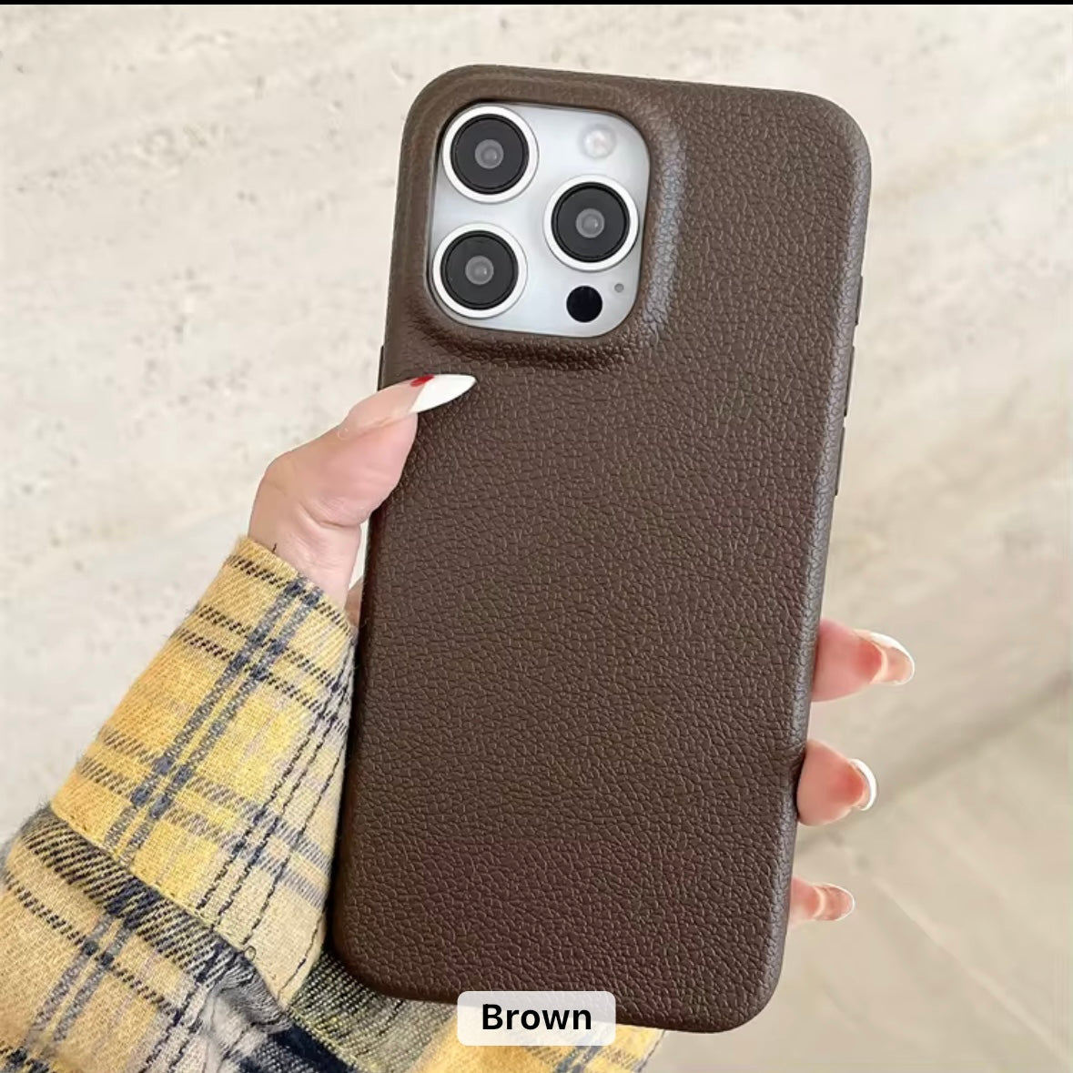 Protective Apple iPhone Back Cover - Slim Fit Case with Texture for iPhone - Style 4