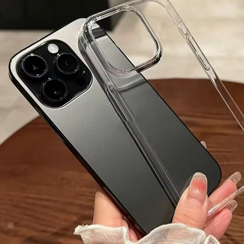 Protective Apple iPhone Back Cover - Clear Transparent Anti-Yellow Case for iPhone - Style 5
