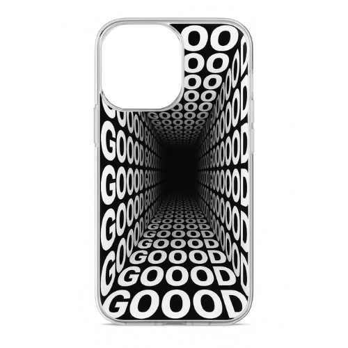 2 Cut PC Case with Illusion Print for iPhone 16