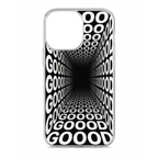 Protective Apple iPhone Back Cover - 2 Cut PC Case with Illusion Print for iPhone 16 - Style 3