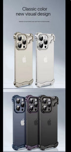 Protective Apple iPhone Back Cover - Edge Protection Aluminum Alloy Batman wing case for iPhone