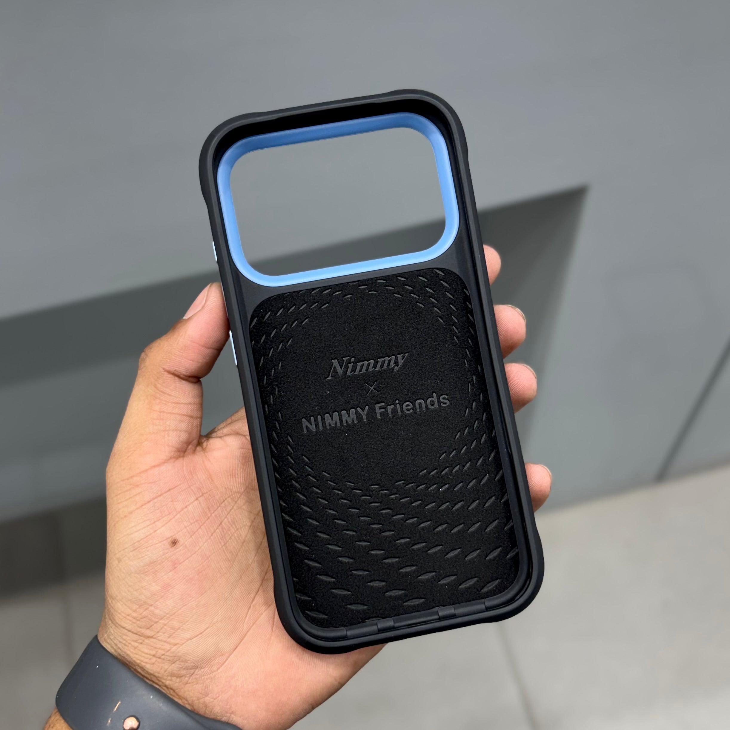 NIMMY DOG CHAIN CASE - BLACK BLUE ( No. 2531 )