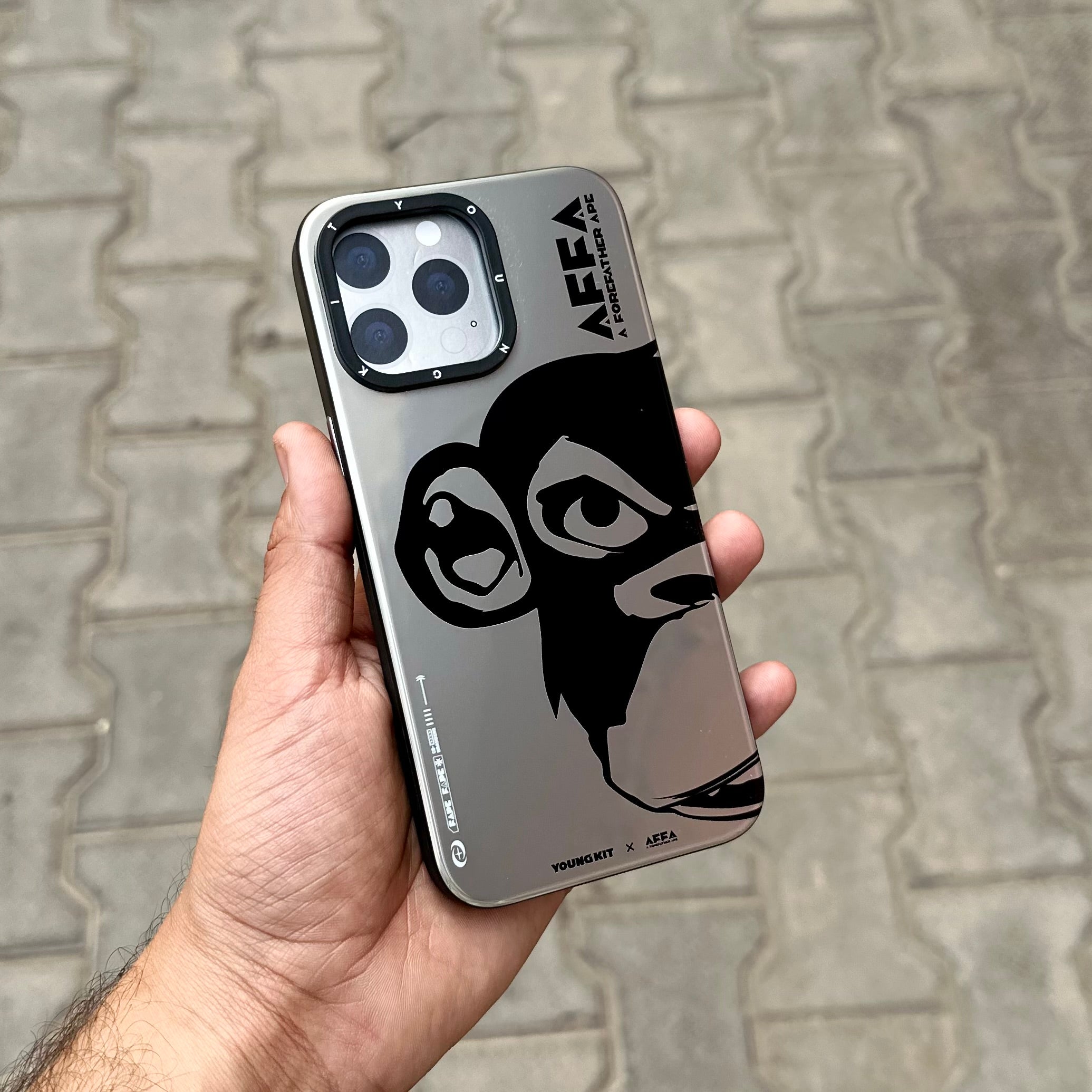 Youngkit Apes Case-Silver ( No. 1414 ) Mobile Case by CoverMeUp - Style 2