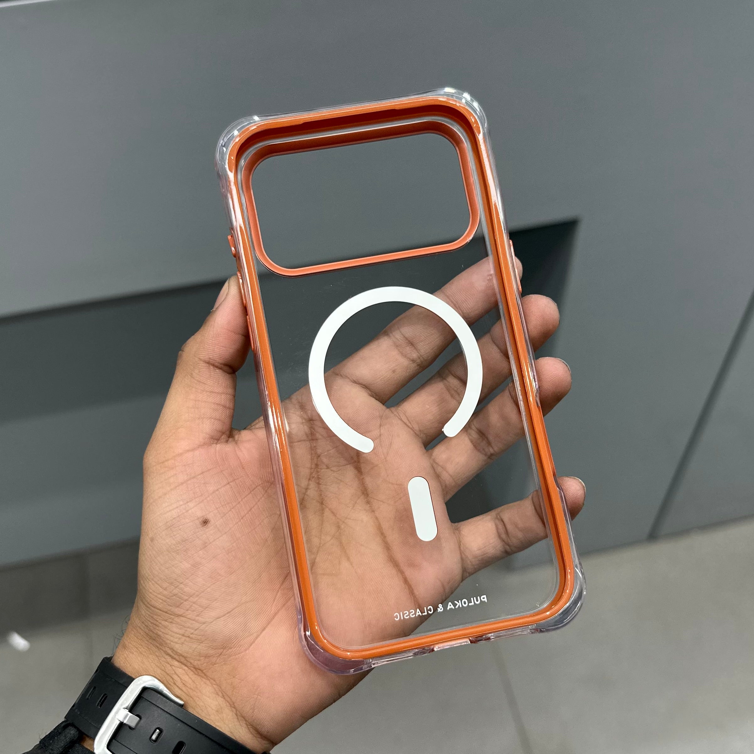 PULOKA AIRBAG CASE MAGSAFE - ORANGE ( No. 2761 )