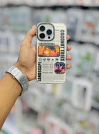 Protective Apple iPhone Back Cover - LYDIA CLASSIC PRINT CASE FOR IPHONE Cyberpunk Labels - Style 11