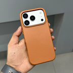 JTP LEATHER MAGSAFE CASE - BROWN ( No. 3030 ) Mobile Case by CoverMeUp - Style 2