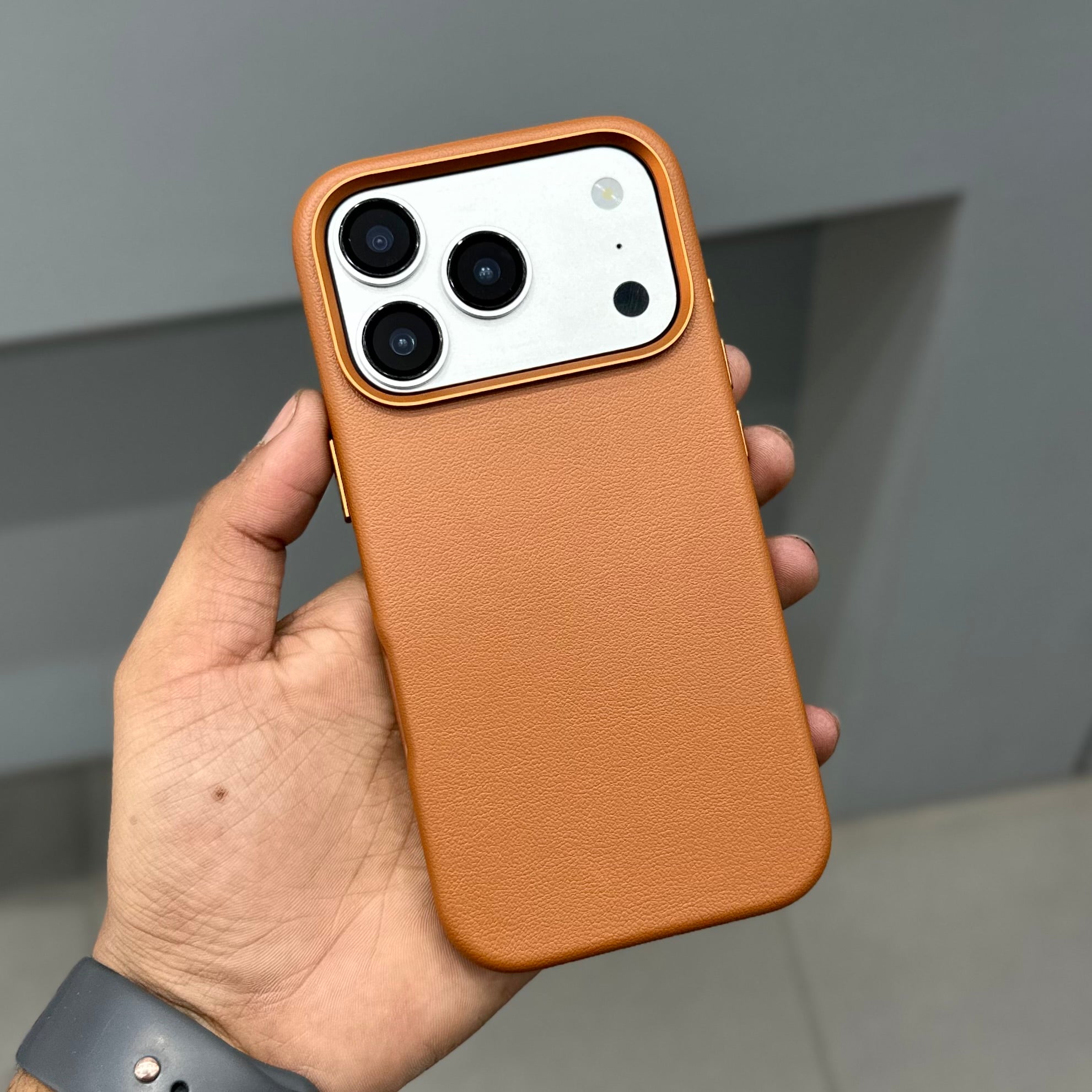 JTP LEATHER MAGSAFE CASE - BROWN ( No. 3030 )