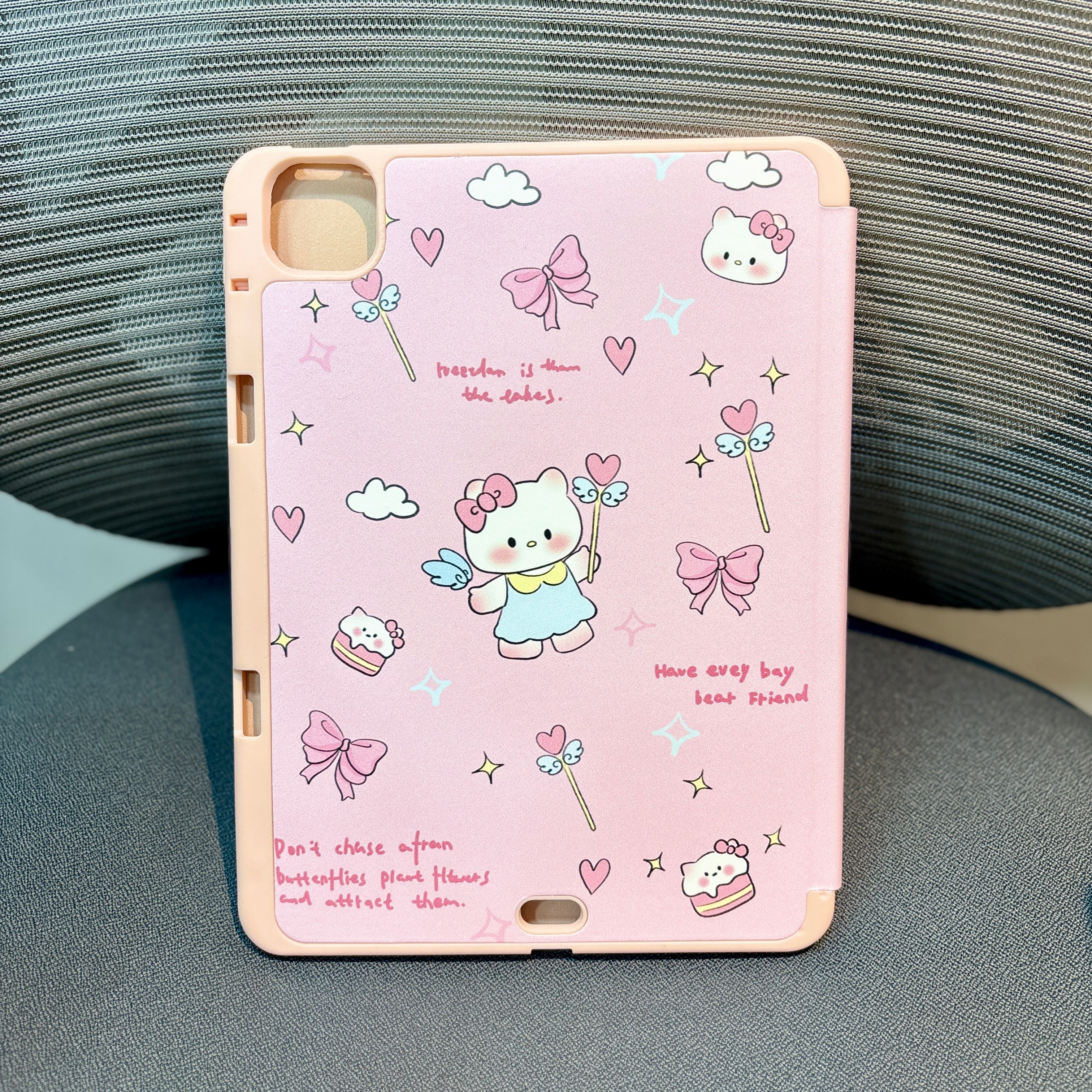 Kitty - 3D Cartoon Printed iPad Case