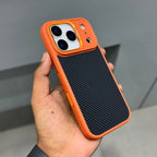 Nyjoy carben case with magsafe -Orange ( No. 2171) Mobile Case by CoverMeUp - Style 2