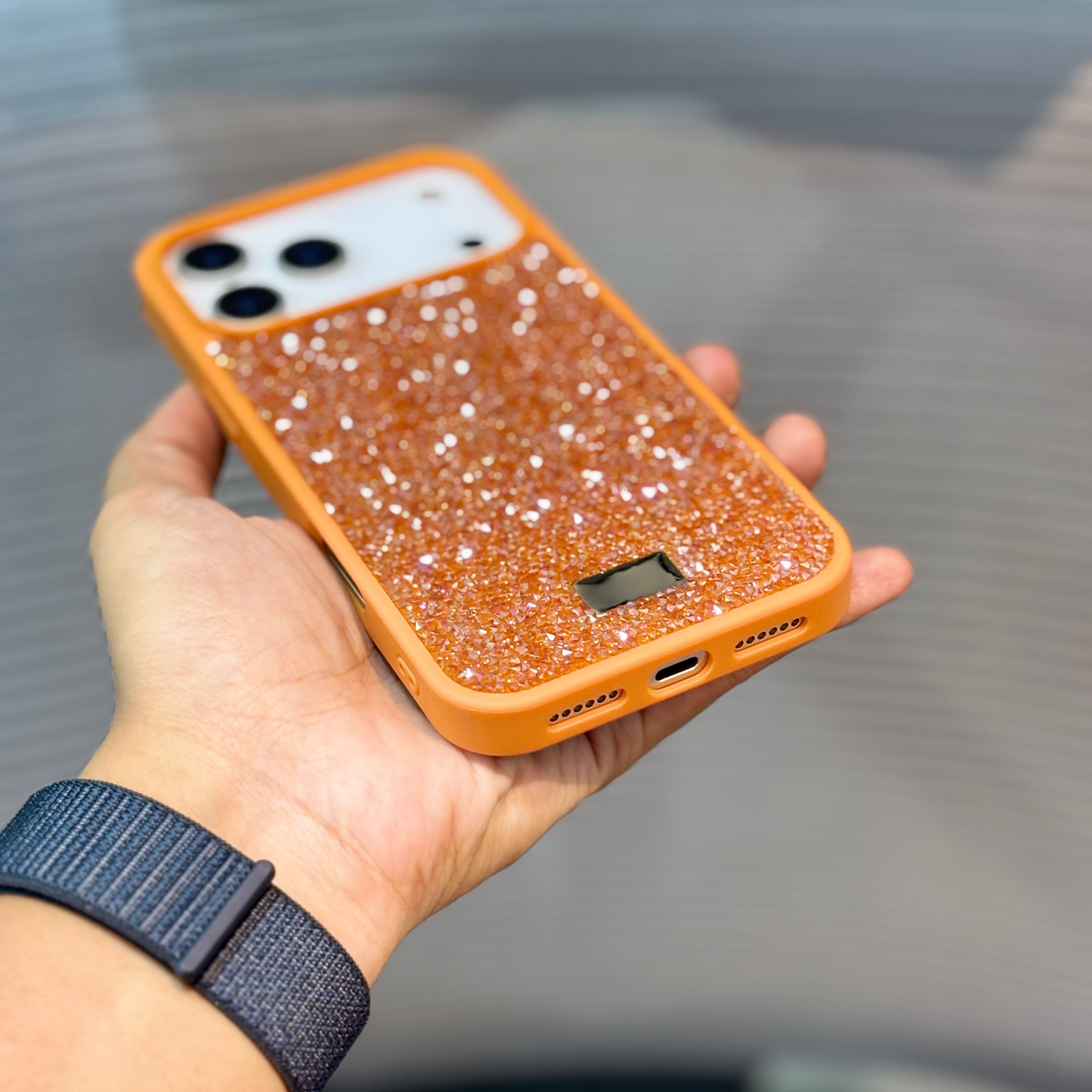 Protective Apple iPhone Back Cover - GleamLuxe Bling iPhone 17 Pro Case - Style 4