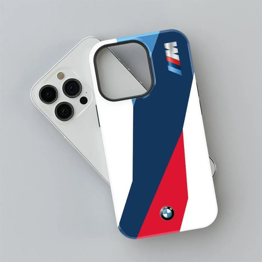 iPhone Case with metallic car logo