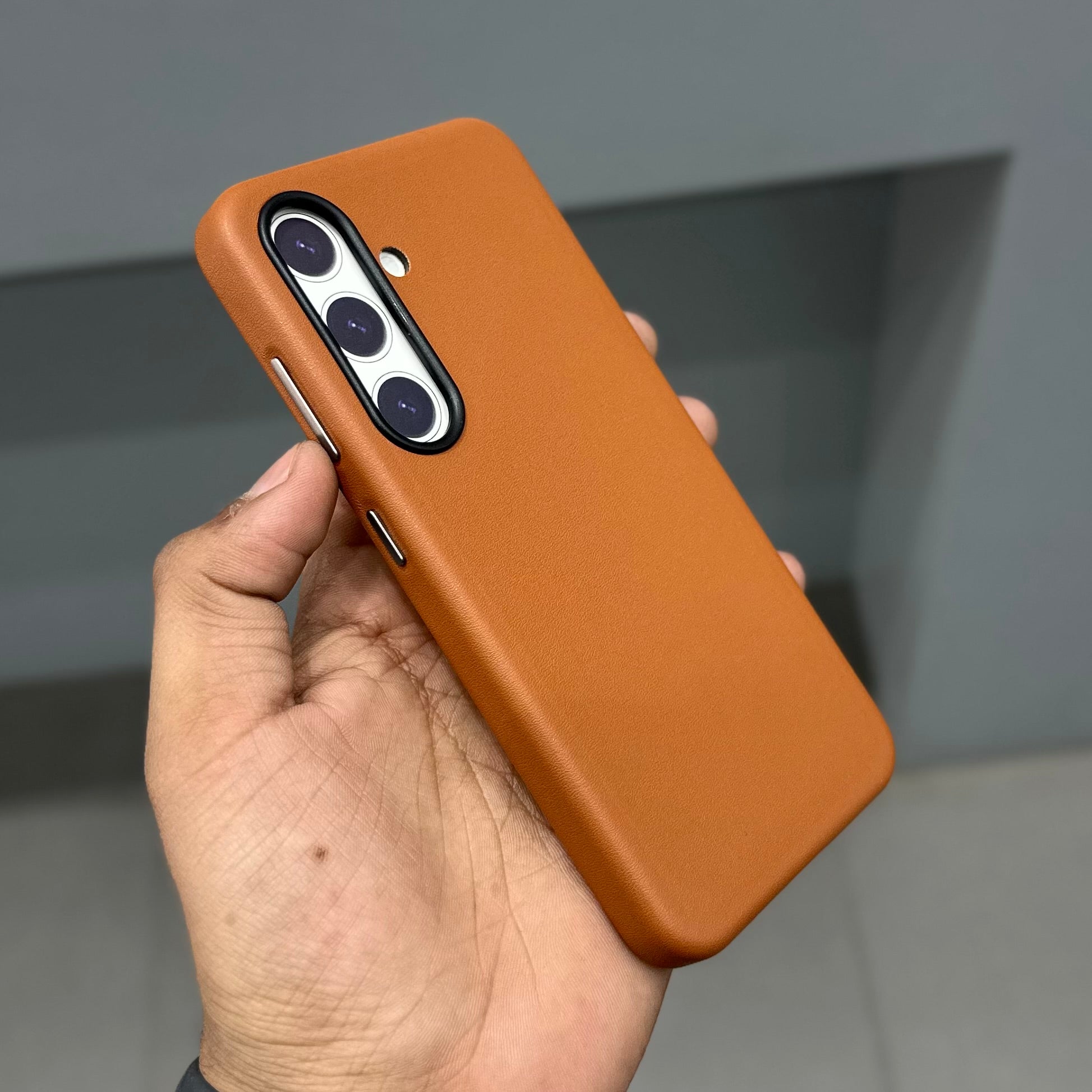 X LEVEL VEGAN CASE SAMSUNG - BROWN ( No. 3140)