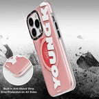 Protective Apple iPhone Back Cover - Youngkit Colorful Series Case Anti-Drop Magsafe for iPhone 14 Pro |Pink - Style 4