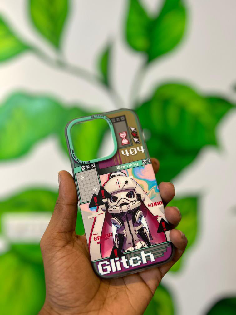 HD Print Phone case for iPhone Glitch error print