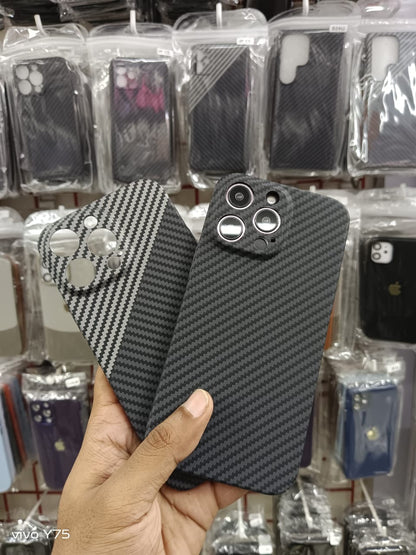 Ultra-Thin Carbon Fiber Texture Matter Phone Case