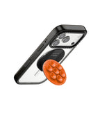 Snappy Sticky MagSafe Grip Stand Pop Socket (Orange)