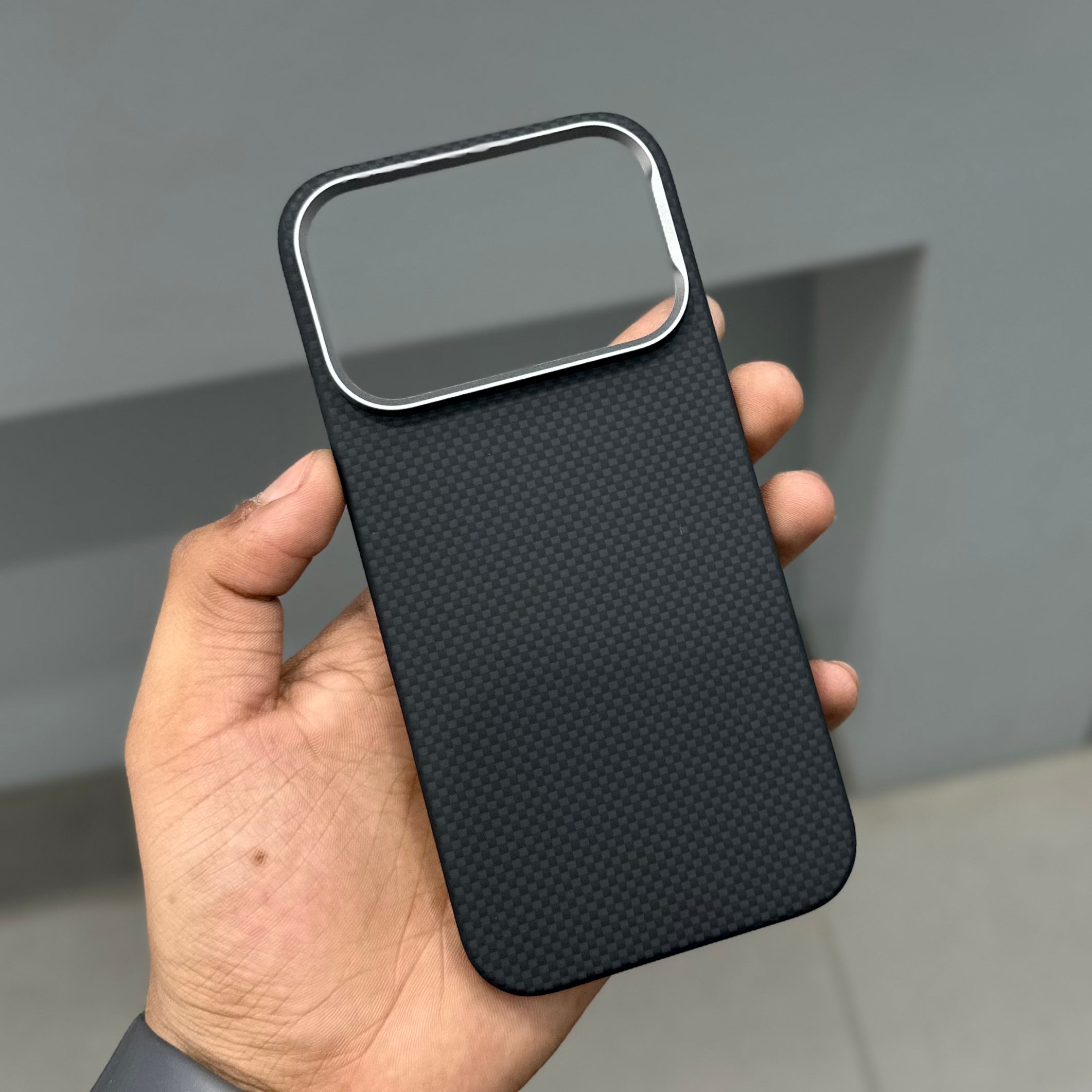 SLIVA IKEVLAR REAL CARBON CASE - BLACK - GREY ( No. 3134 )